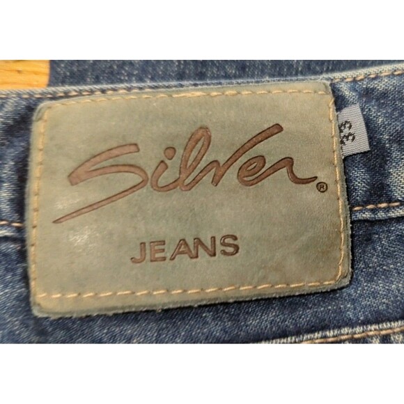 VINTAGE Silver Jeans Women's 33/30 Low Rise Flared Canada Made Y2K Rare EUC - Picture 10 of 10